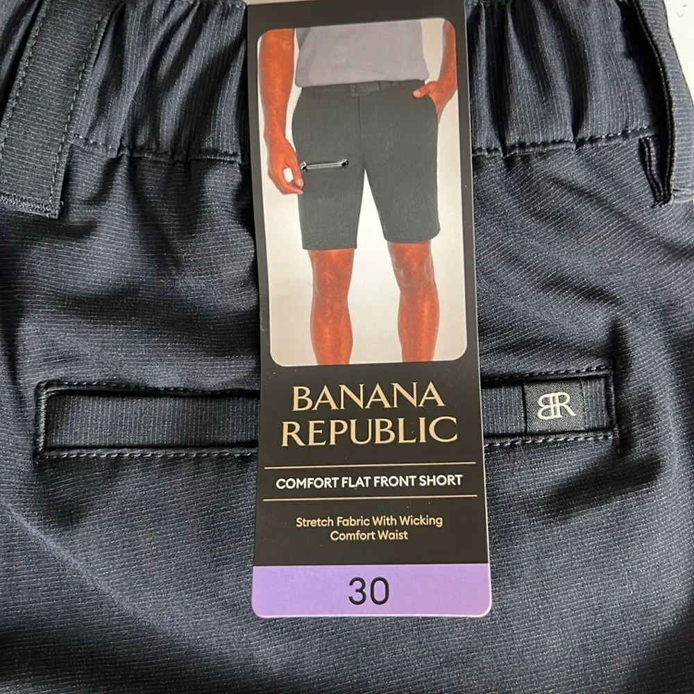 Banana Republic Comfort Flat Front Shorts Men's Size 30 / XS